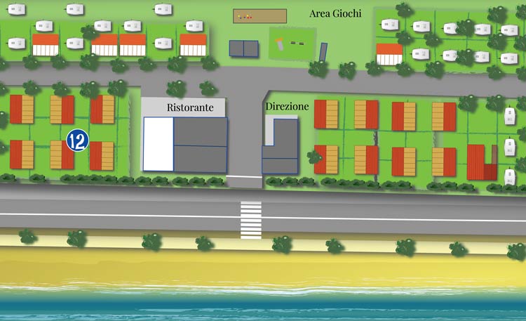 Posizione Casa Mobile 12 Mappa Casa Mobile 12