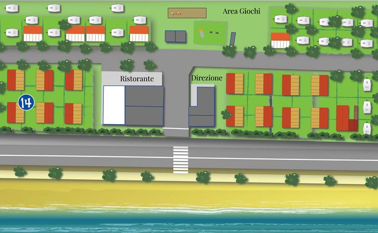 Posizione Casa Mobile 14 Mappa Casa Mobile 14