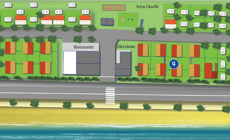 mappa-camping-spiaggia-di-velluto-bungalow-4 Mappa Casa Mobile 4