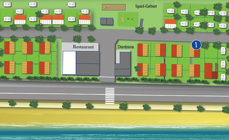 Mappa-Camping-Spiaggia-di-Velluto-piccola-bungalow-1 Karte Bungalow 1