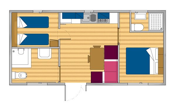 Piantina Casa Mobile per disabili